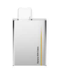 (М) Одноразовая электронная сигарета SOAK CUBE White (7000) - Банан с Финиками